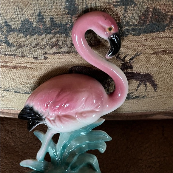 Pink Flamingo Ceramic Figurine.MCM. - Picture 5 of 9